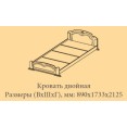 Кровать МДФ (160x200)