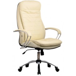 Кресло руководителя Lux LK-3 Ch (кожа)